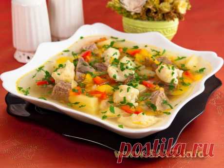 Суп с клёцками