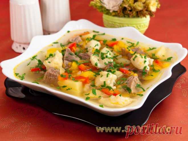 Суп с клёцками