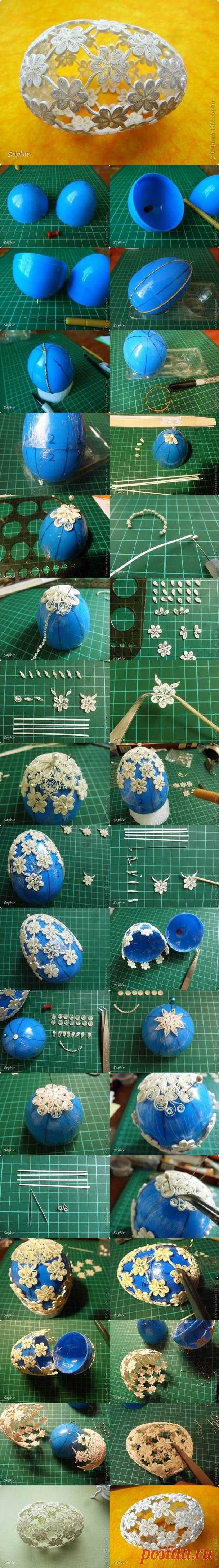 DIY peřový materiál Velikonoční vajíčko 2 | velikonoce
