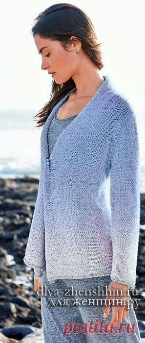 Жакет спицами с описанием для женщин: вязание модного жакета