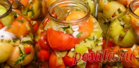 Зелёные помидоры с овощами и зеленью. | Вкусно и красиво с Натальей Балдук.