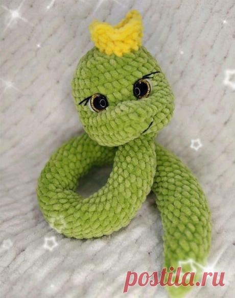 Царевна Змейка крючком. Амигуруми схемы и описания. Автор: Анастасия Кузьмина | IRINELY.ART