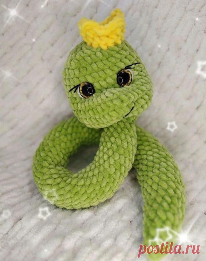 Царевна Змейка крючком. Амигуруми схемы и описания. Автор: Анастасия Кузьмина | IRINELY.ART