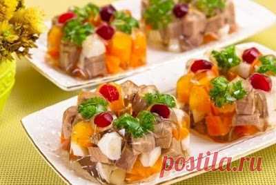 Заливное мясо — холодная закуска, которая идеально подойдет для праздничного стола!