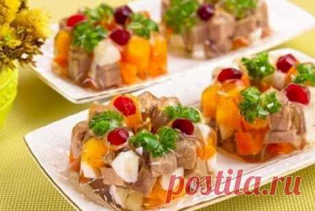 Заливное мясо — холодная закуска, которая идеально подойдет для праздничного стола!