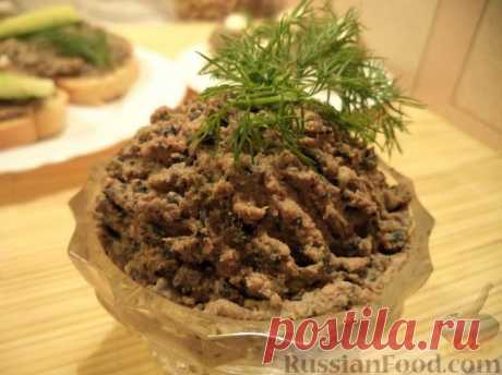Рецепт: Паштет из куриной печенки на RussianFood.com