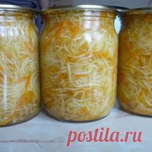 Вкуснейшая заготовка на зиму: кабачки по-корейски