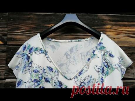 VLOG: СШИЛА ПЛАТЬЕ С БАБОЧКАМИ. 26.07.19