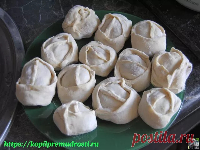Манты, пошаговый рецепт приготовления с мясом по домашнему