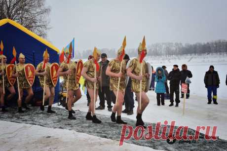 So hold annual Festival Winter fun in Uglich.