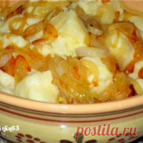 Рецепт полтавских галушек с куриной подливой