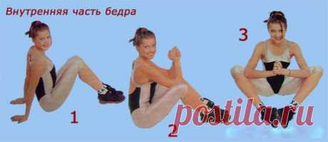 Упражнения для внутренней части бедра — Всегда в форме!