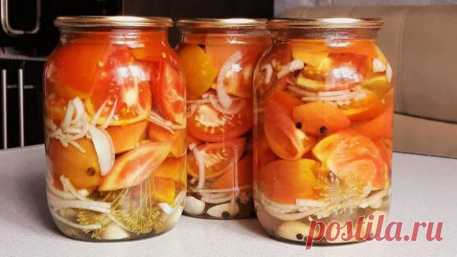 Помидоры с луком и маслом на зиму - 8 рецептов с пошаговыми фото Помидоры с луком и маслом на зиму. Заходите на kylinariya.ru - будет вкусно! Новые рецепты каждый день!