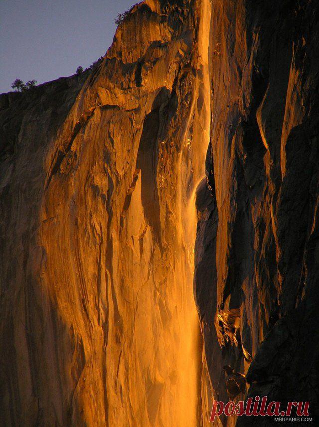 Чудеса света в США: Огненный водопад Хорстейл » Русская Америка - Everything Will Be Good!