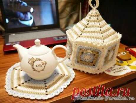 Грелка на чайник крючком. Схемы. / handmade-paradise.ru