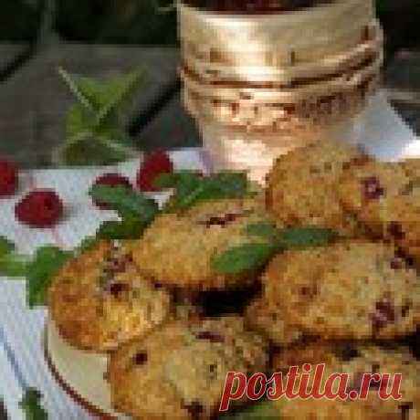 Овсяное печенье с творогом и смородиной Кулинарный рецепт