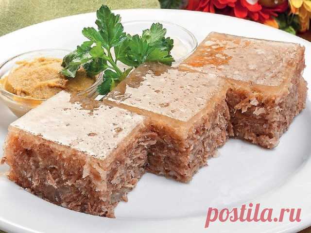 Холодец — вкусное блюдо. Замечательно подойдет к новогоднему столу. Проверенный рецепт! — Сад Заготовка