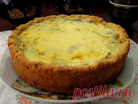 Постигая искусство кулинарии... : Амишский луковый пирог (Amish Onion Pie)