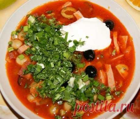 РЕЦЕПТЫ САМОЙ ВКУСНОЙ СОЛЯНКИ