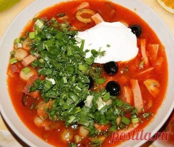 РЕЦЕПТЫ САМОЙ ВКУСНОЙ СОЛЯНКИ