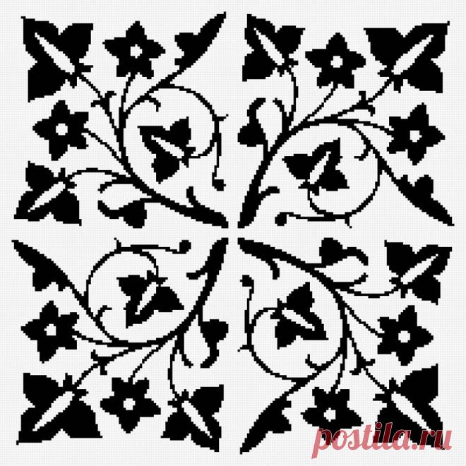 Схема вышивки «орнамент» - Вышивка крестом