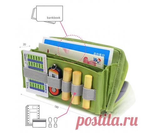 Multi-functional Bag / Bankbook Pouch ~