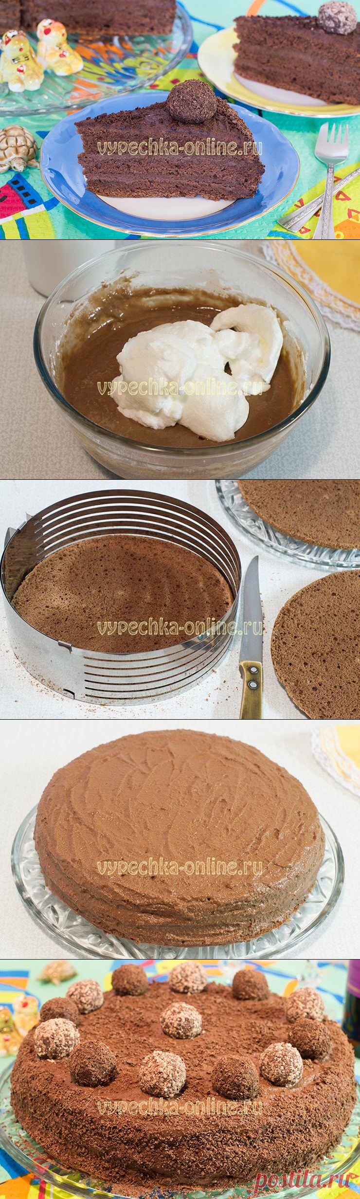 ✔️Шоколадный торт на кипятке с шоколадным кремом рецепт с фото пошагово: бразильский Бригадейро (Brigadeiro)