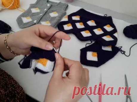 PatchWork bebek yeleği # 1