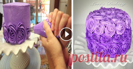 Rose Swirl Cake Decorating