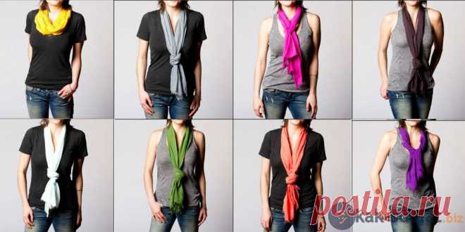 Модные шарфы 2014 | Как сделать? | Женский блог Елены Лис
