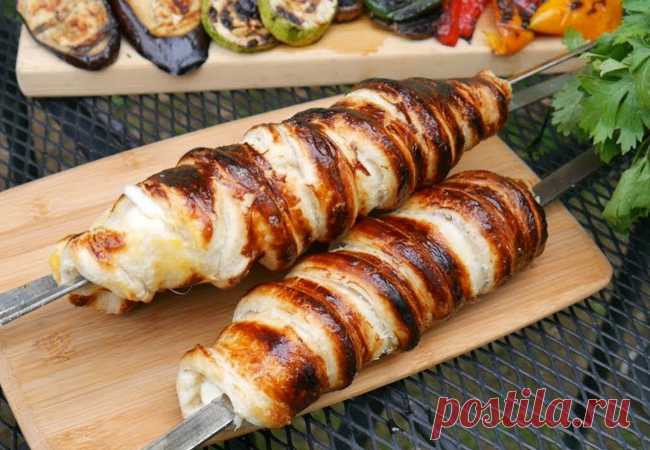 Сырный шашлык вкуснее мяса: готовим как хачапури, но на шампуре - Steak Lovers - медиаплатформа МирТесен