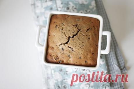 Апельсиновый фруктовый кекс с шоколадом от Чадейки.