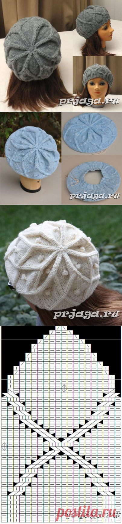 Берет спицами от Desi Knitter