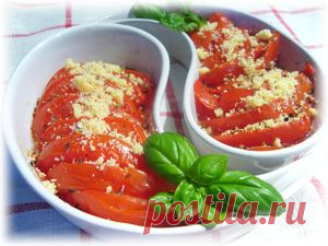 Печеные помидоры, легкая и вкусная закуска за 15 минут рецепт с фотографиями