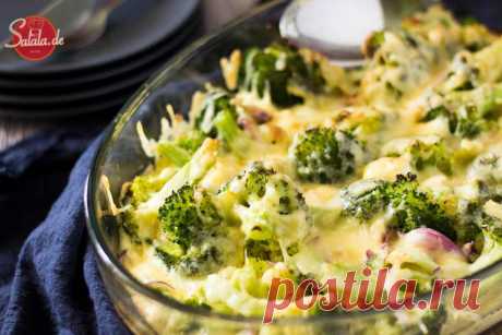 Brokkoli-Feta Gratin - Low Carb Rezept • salala.de Diesmal vegetarisch - das ist selten genug bei uns, geb ich zu. Aber ich hab mich beherrscht. In unserem Brokkoli-Gratin ist ja nichtmal Bacon und das ist für mich persönlich schon eine Leistung. W