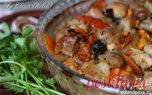 Свинина, запеченная с овощами и черносливом | Кулинарные рецепты от «Едим дома!»