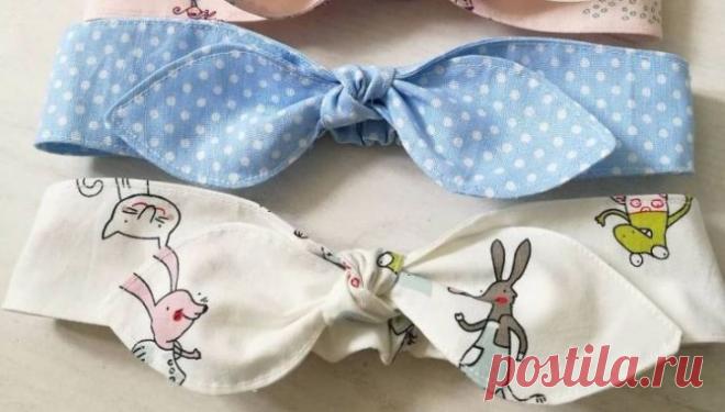 Повязка на голову своими руками: 120 фото