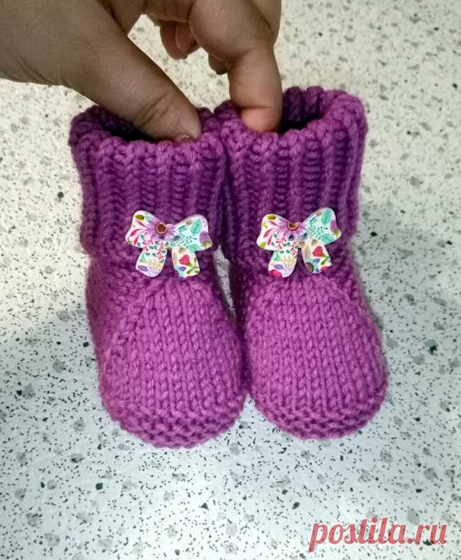 Вяжем пинетки быстро и легко | Светлана Леонтьева My Hand Made | Яндекс Дзен