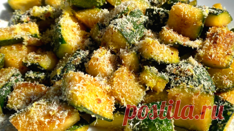 Как вкусно приготовить кабачки, цукинни. Быстрая закуска. Цукини как на мангале, но на сковороде. | Рецепты в гостях у Вани | Яндекс Дзен