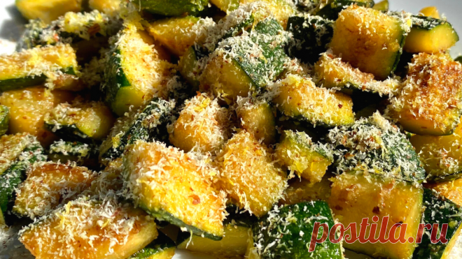 Как вкусно приготовить кабачки, цукинни. Быстрая закуска. Цукини как на мангале, но на сковороде. | Рецепты в гостях у Вани | Яндекс Дзен