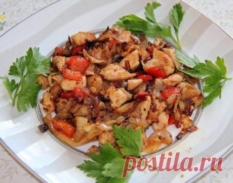 Курица с овощами - Лучшие кулинарные рецепты интернета