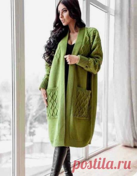 Идеи вязаных кардиганов для осени и не только. | Вяжем вместе - вяжем стильно. | Дзен