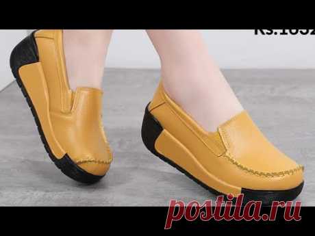 NEW AMAZING DRESSES FORMAL SHOES CASUAL STYLISH SANDAL DESIGN 2020 FOR WOMENS SLIP ON SHOES LOAFERS