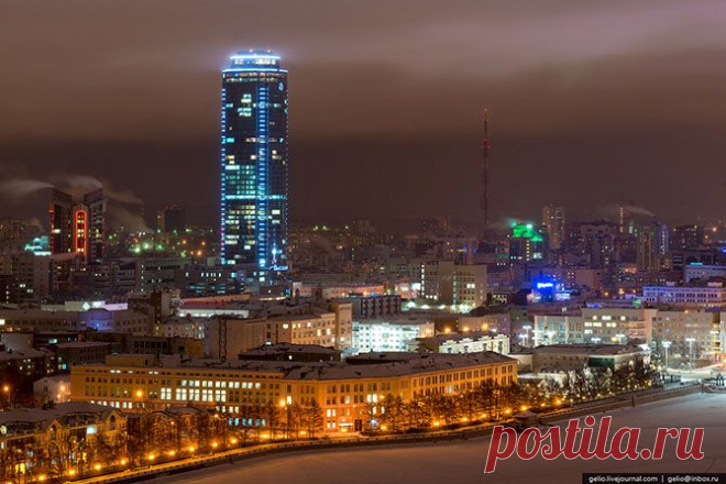 (+1) тема - Зимний Екатеринбург с высоты | Непутевые заметки