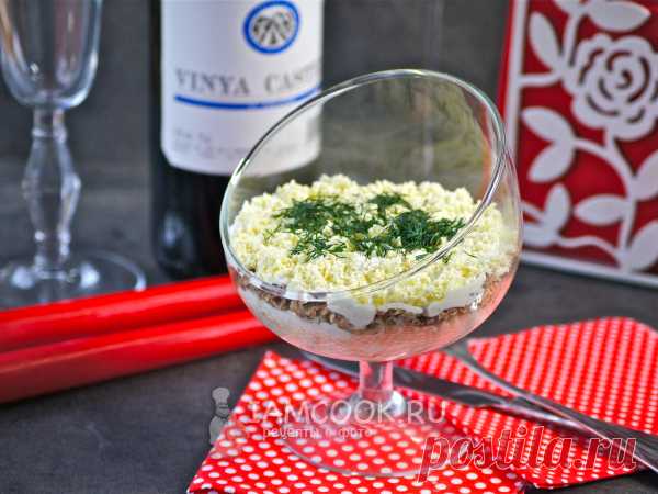 Салат «Австрийский» (классический) — рецепт с фото Вкусный салат для праздничного стола из консервированной рыбы.