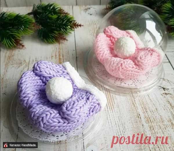 Мыло рукавички со снежком купить в Беларуси HandMade, цены в интернет магазинах