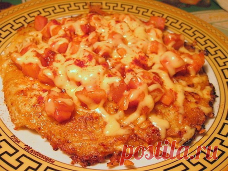 Вкусно и необычно — картофельная лепешка с беконом и сыром