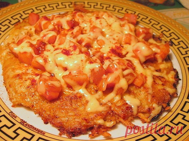 Вкусно и необычно — картофельная лепешка с беконом и сыром