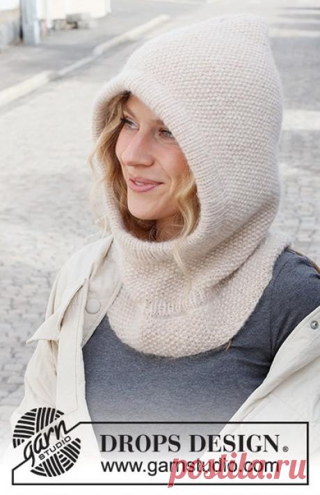 Капор Frost Buster связан узором «рис» и резинкой из пряжи DROPS Air.

Размеры: S/M – L
Обхват головы: 54/56 – 58 cm

Понадобится:
Пряжа DROPS AIR (65% альпака, 28% полиамид, 7% шерсть, 150м/50г) 150-150 г, цвет 02, wheat
Спицы:
Круговые спицы DROPS размер 4.5 мм, длина лески 40-60 см для узора «рис».
Круговые спицы DROPS размер 3.5 мм, длина лески 40 см для резинки.

Плотность вязания:
17 петель и 30 рядов узором «рис» = 10 x 10 cm.

Примечание! Размер спиц указан в качес...