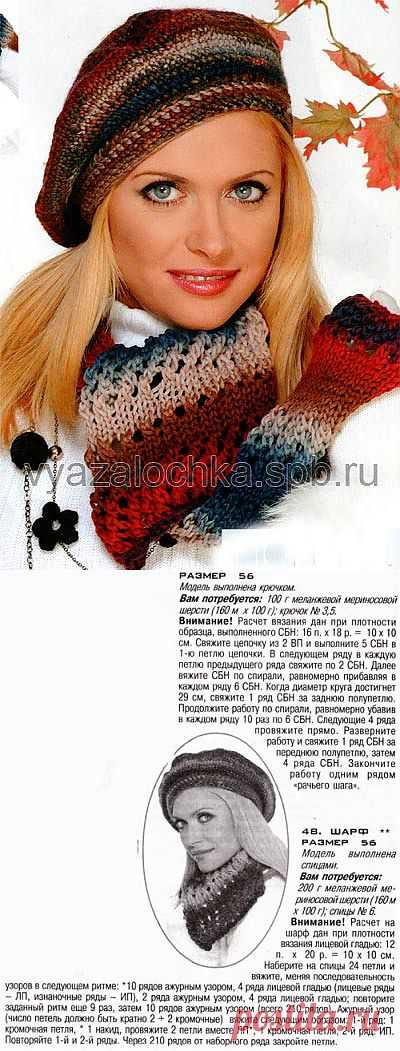 Берет крючком для начинающих | ВЯЗАЛОЧКА – Вязание Спицами и Крючком | Схемы и Модели Бесплатно